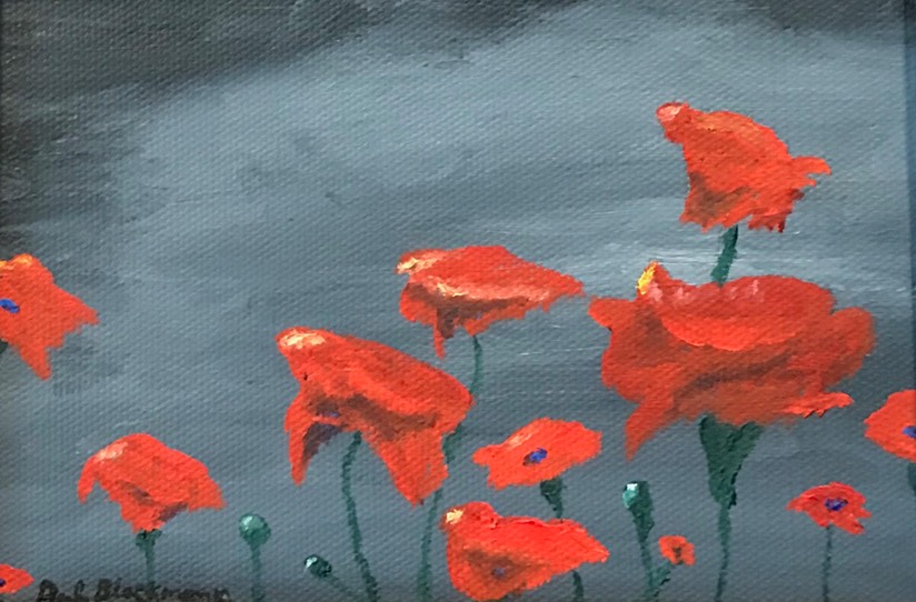 Poppies and the Coming Storm
